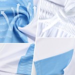 Green Geometric Shape Custom Jersey Sports Sublimation Uniform Gold-White Soccer Old